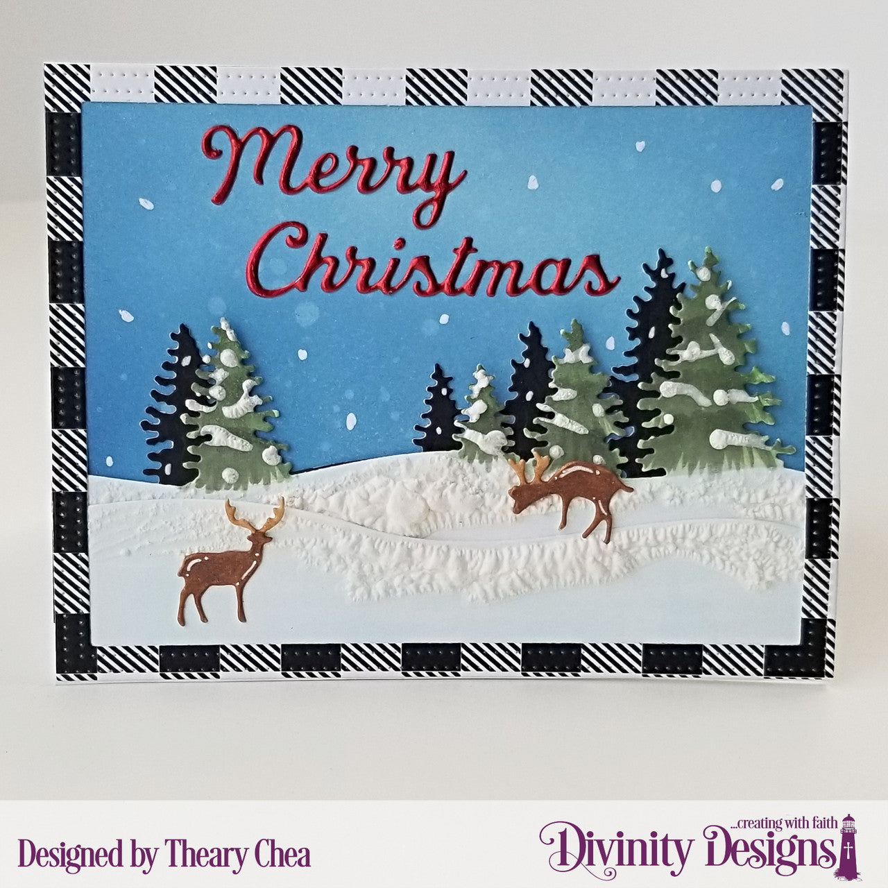 Divinity Designs - Tree & Hill Silhouettes Die Set