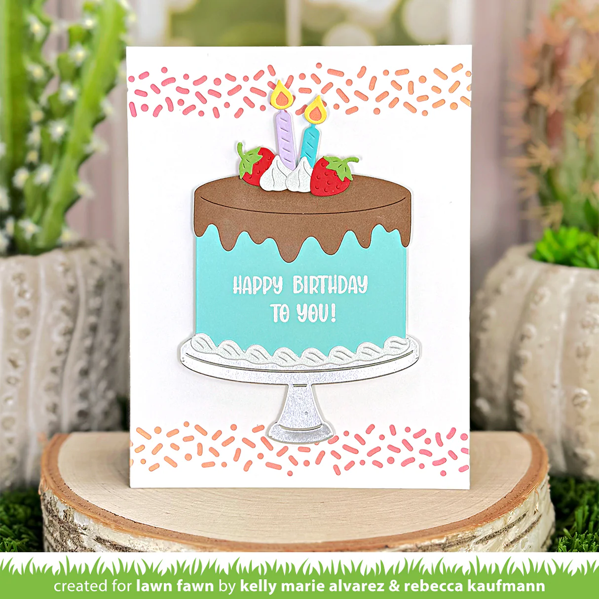 Lawn Fawn - Sprinkles Border Die Set