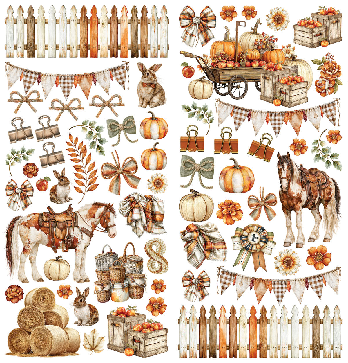 49 and Market - Season's Bounty - Laser Cut Elements