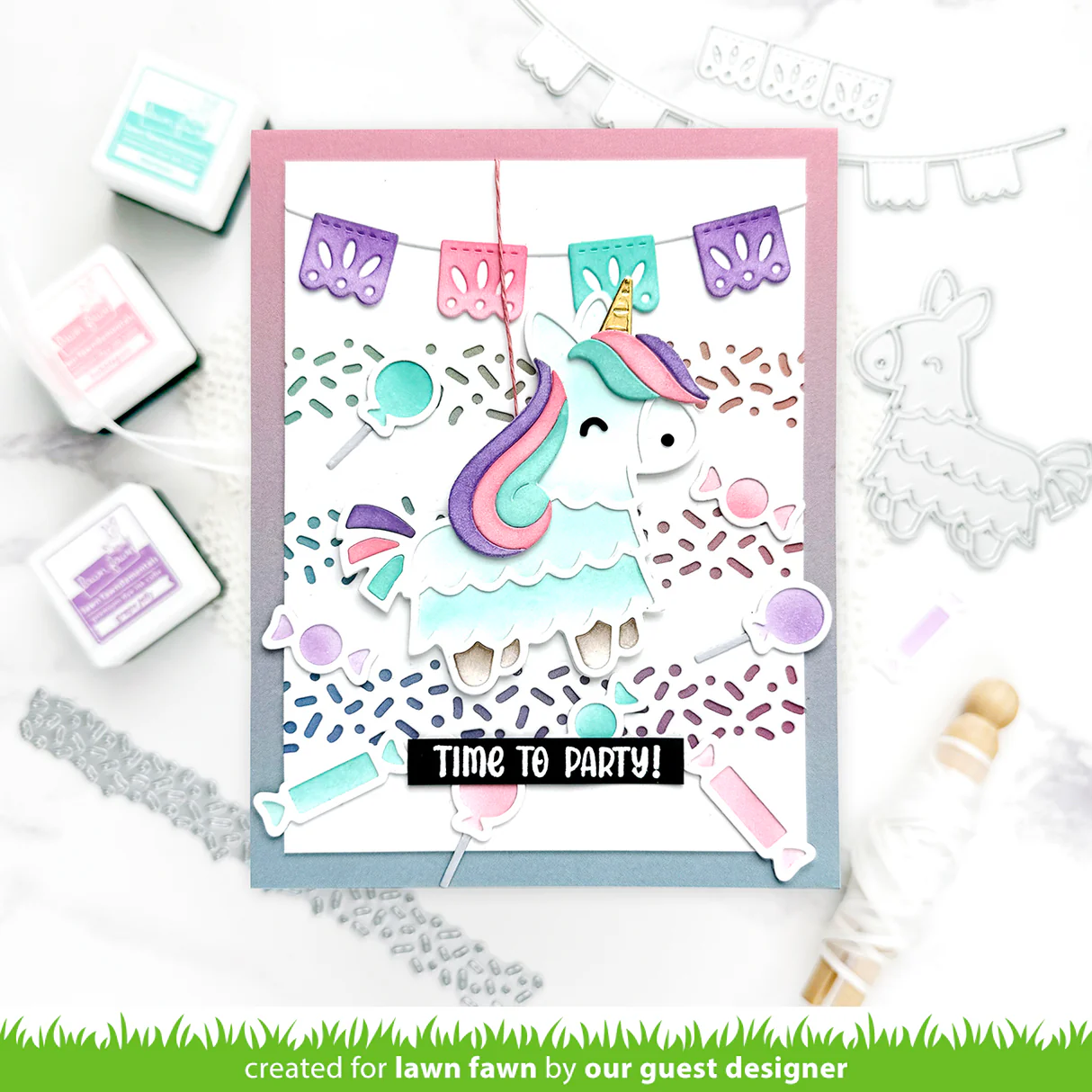 Lawn Fawn - Sprinkles Border Die Set