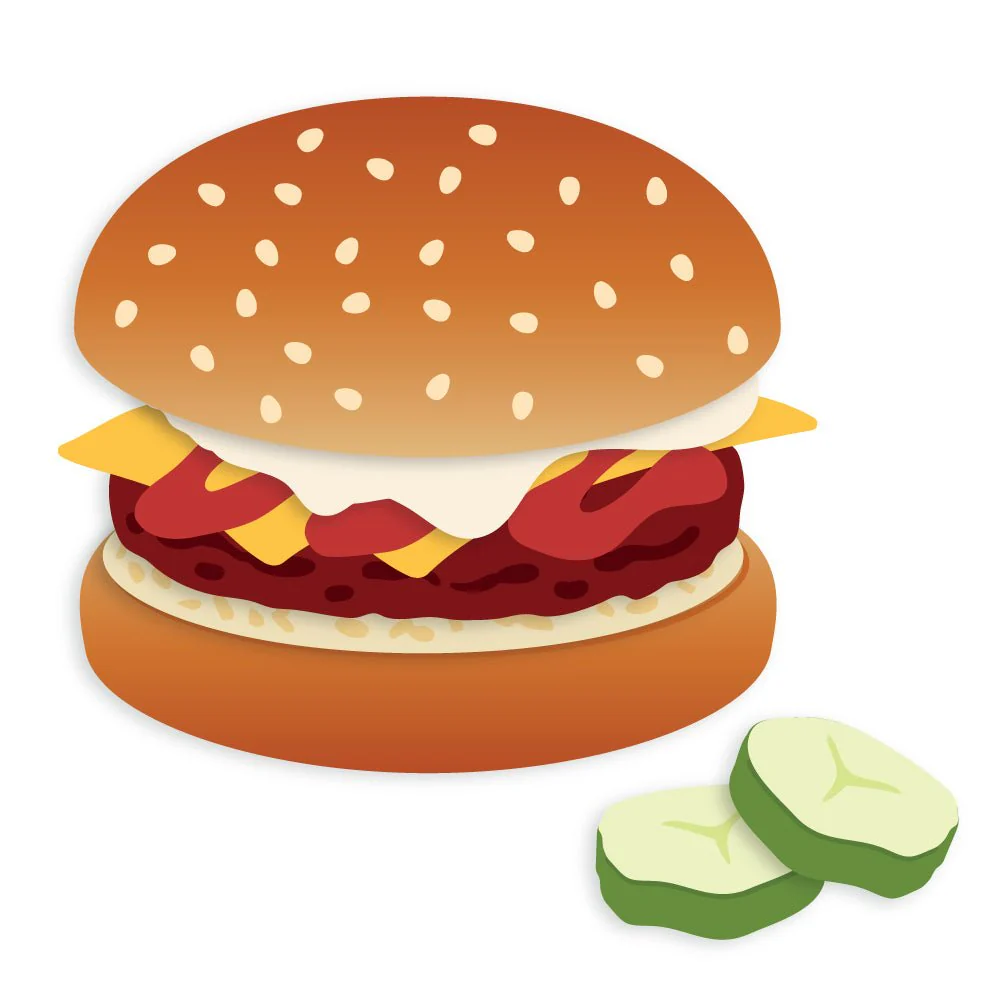 Honey Bee - Lovely Layers: Hamburger Die Set