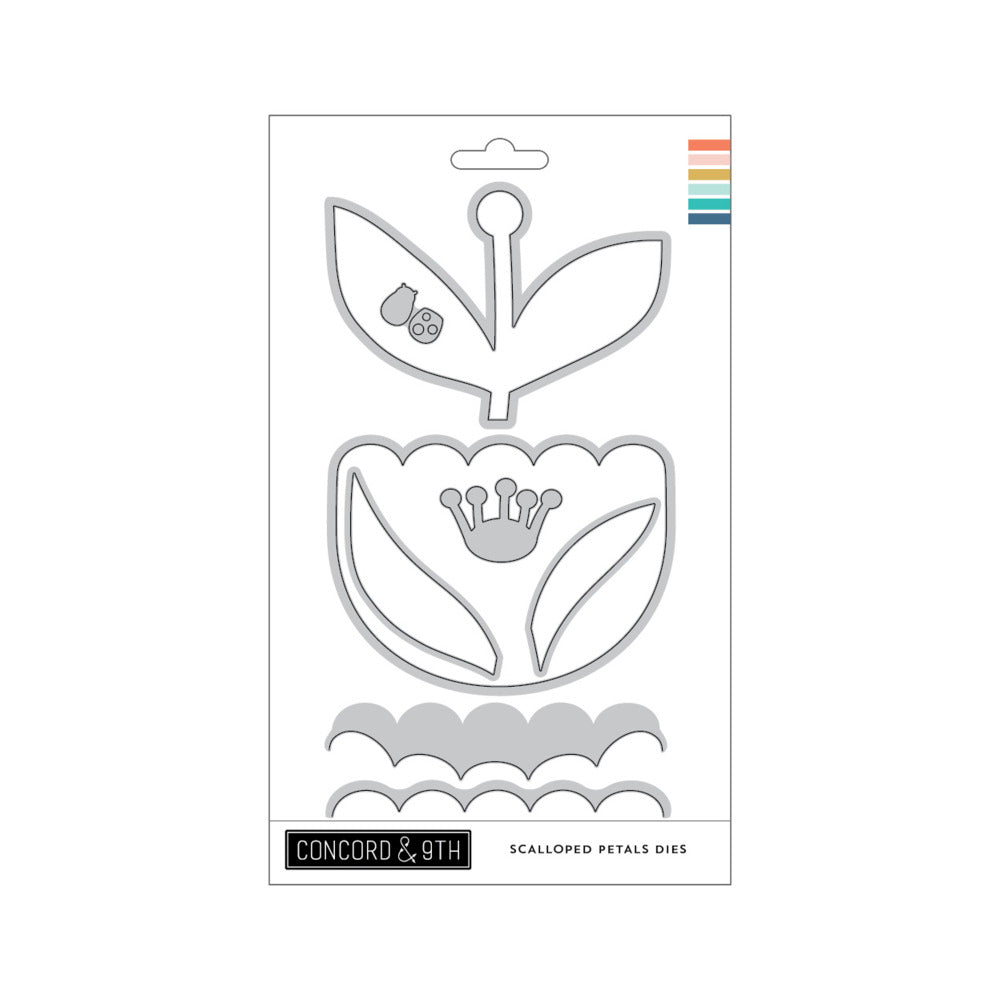 Concord & 9th - Scalloped Petals Stamp & Die Bundle