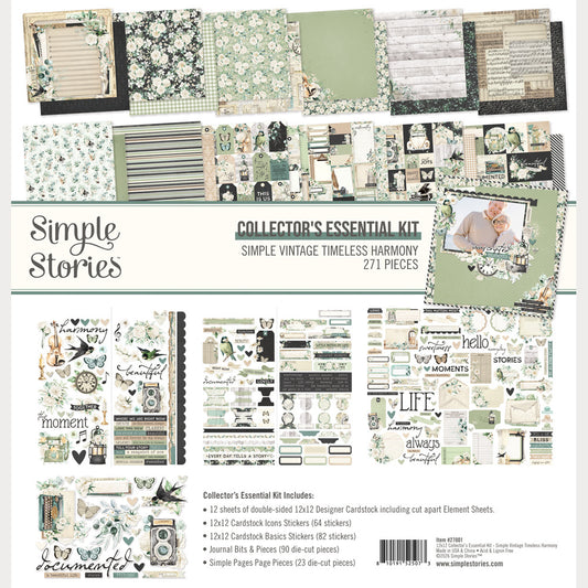 Simple Stories - Simple Vintage Timeless Harmony - Collector's Essential Kit
