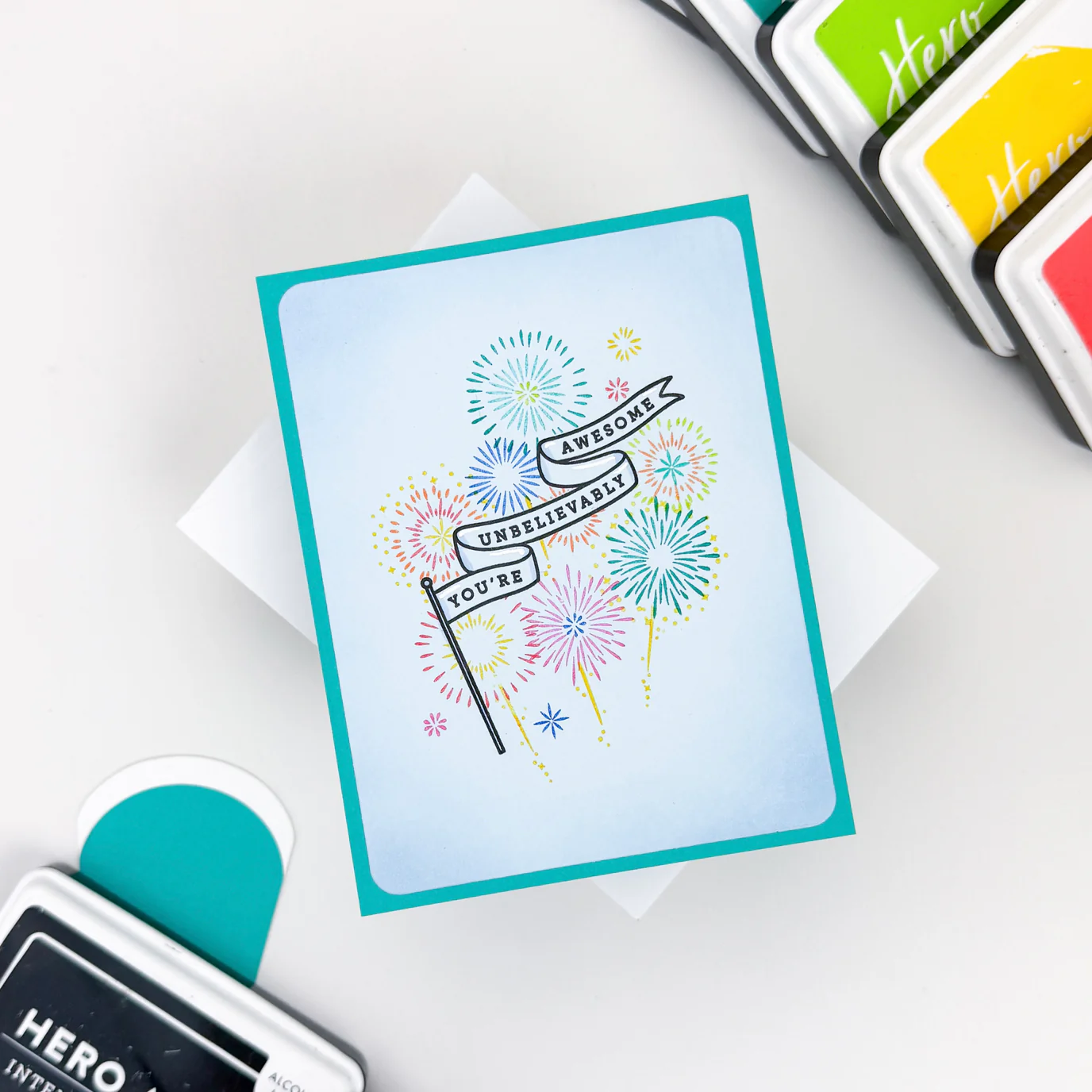 Hero Arts - Unbelievably Awesome Banners Stamp & Cut Bundle