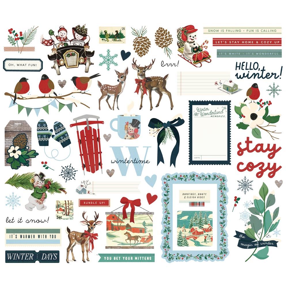Simple Stories - Simple Vintage Flannel Season - Bits & Pieces