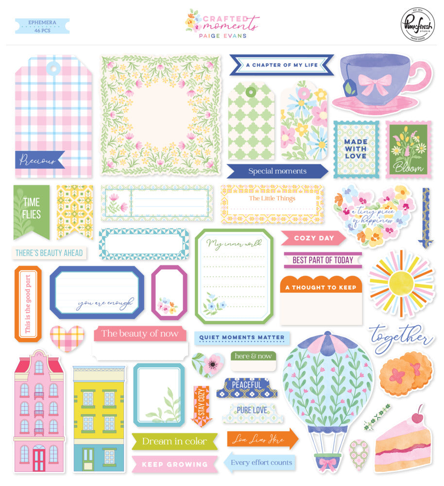 Pinkfresh - Crafted Moments - Ephemera by Paige Evans