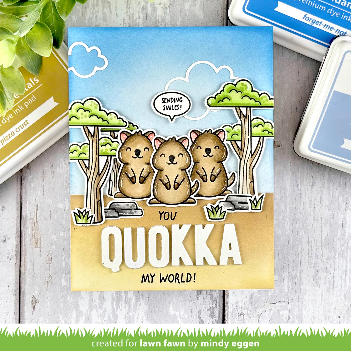 Lawn Fawn - Quokka My World Stamp, Stencil & Die Bundle