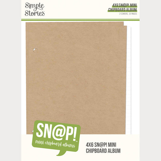 Simple Stories - Snap Mini Chipboard Album - 4x6
