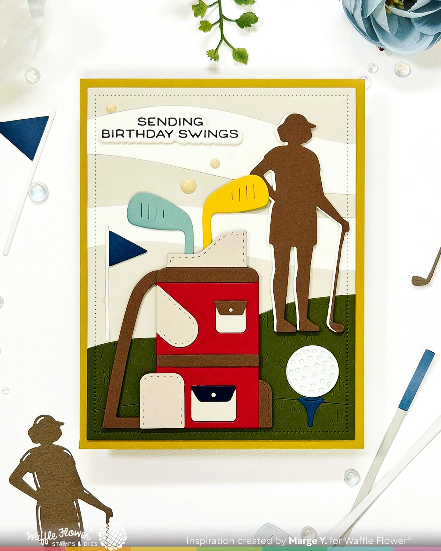 Waffle Flower - Golfing Silhouettes Die Set