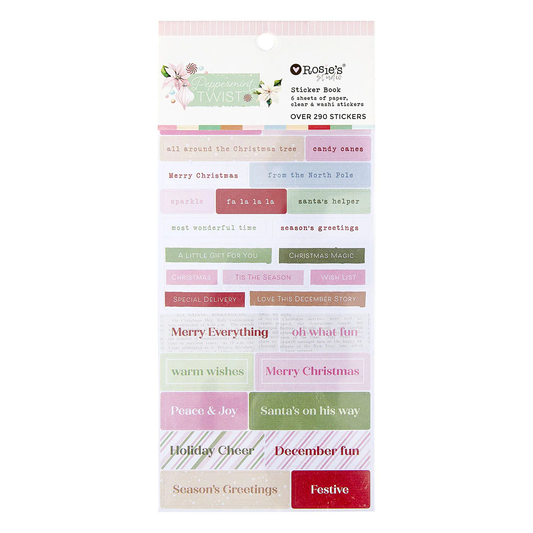 Rosie's Studio - Peppermint Twist - Sticker Book