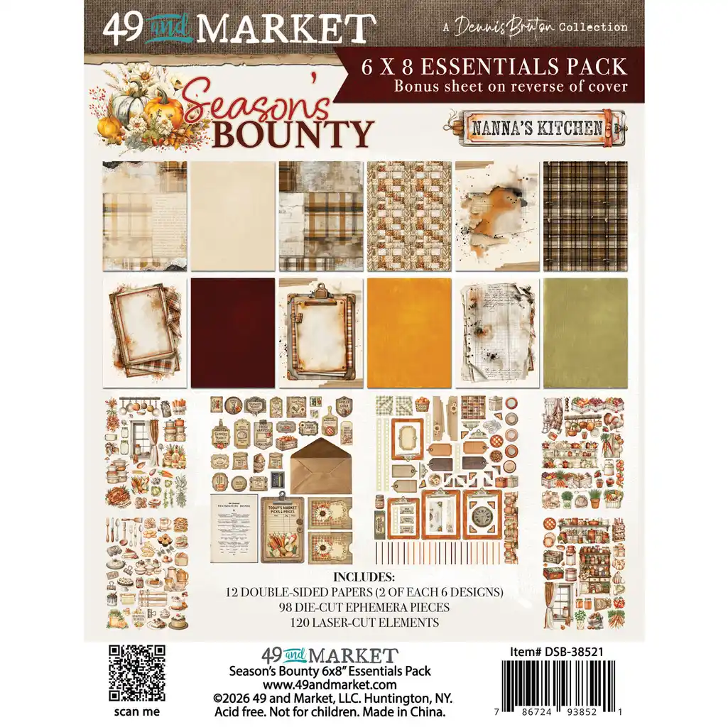 49 and Market - Season's Bounty - 6x8 Essentials Pack