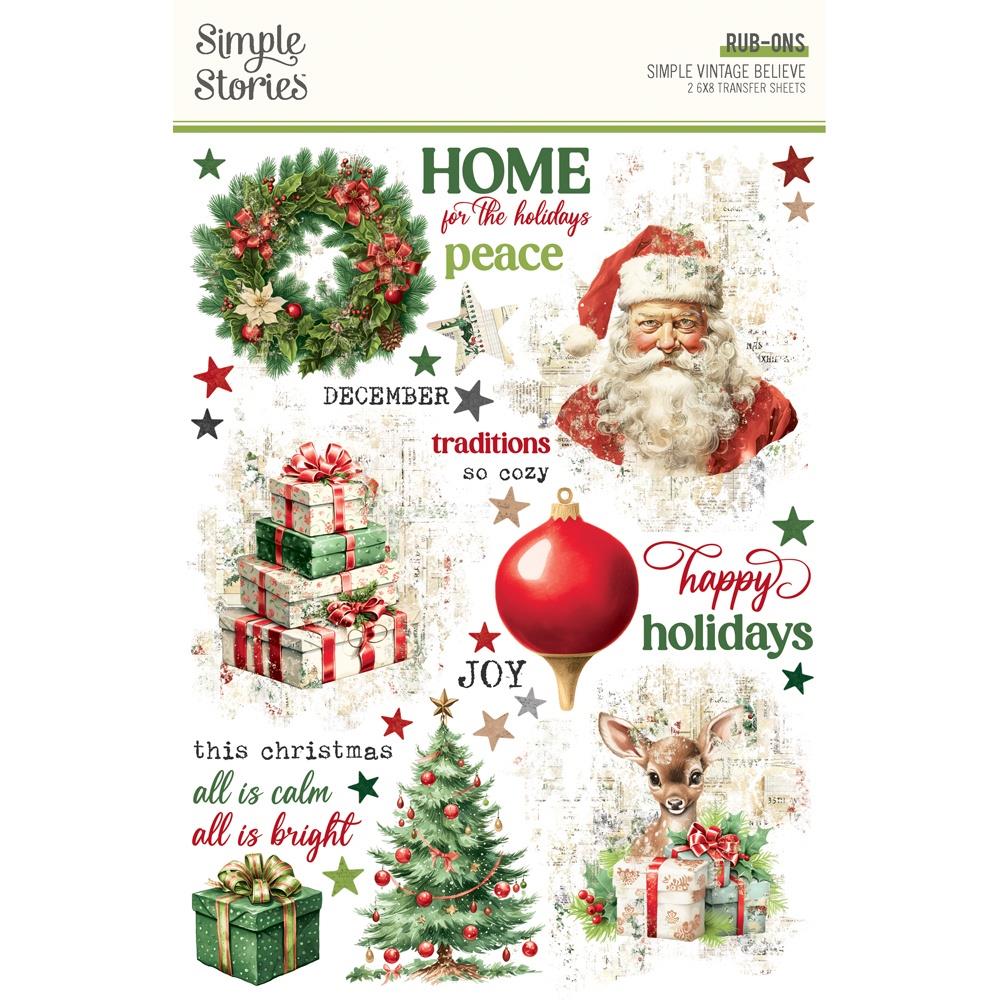 Simple Stories - Simple Vintage Believe - Rub-Ons