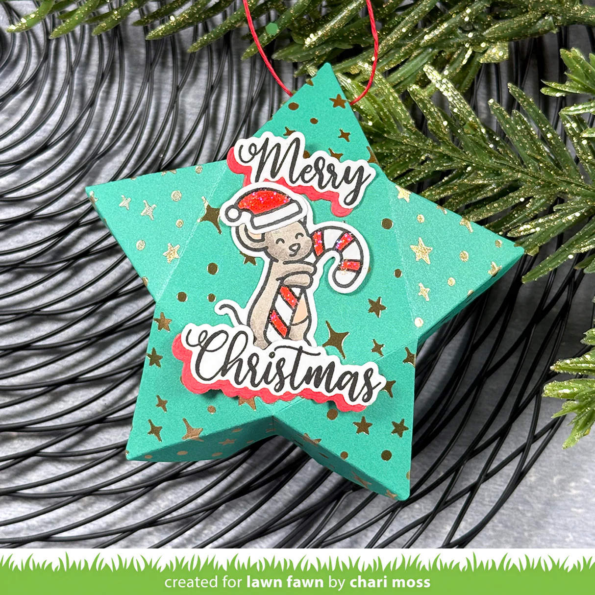 Lawn Fawn - All the Santa Hats Stamp, Die and Stencil Bundle