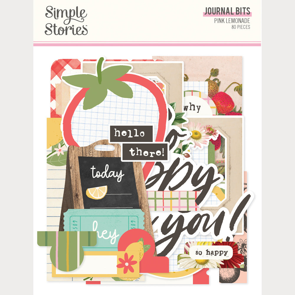 Simple Stories - Pink Lemonade - Journal Bits