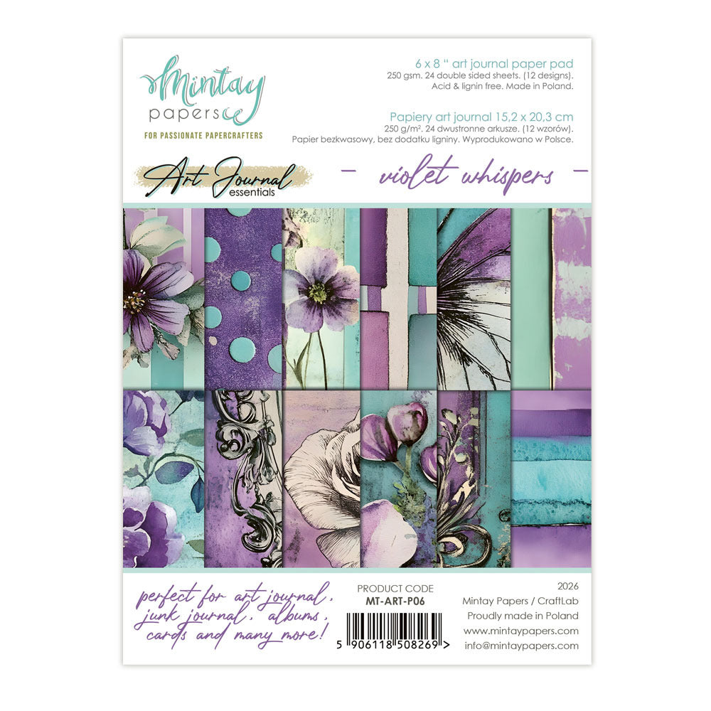 Mintay - Art Journal - Violet Whispers