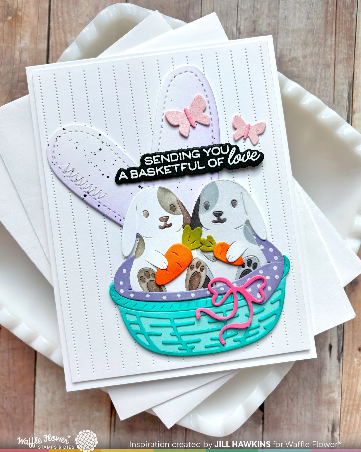 Waffle Flower - Basketful Base Die Set
