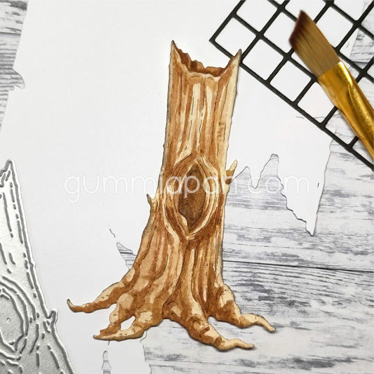 Gummiapan - Hollow Tree Die