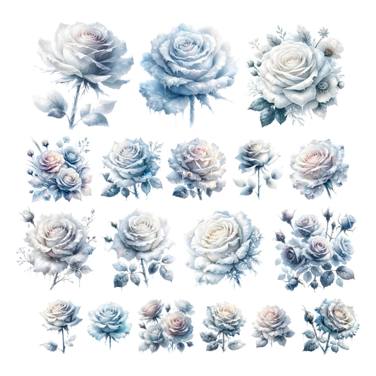 Simply Stated -Forever Frost - Floral Ephemera