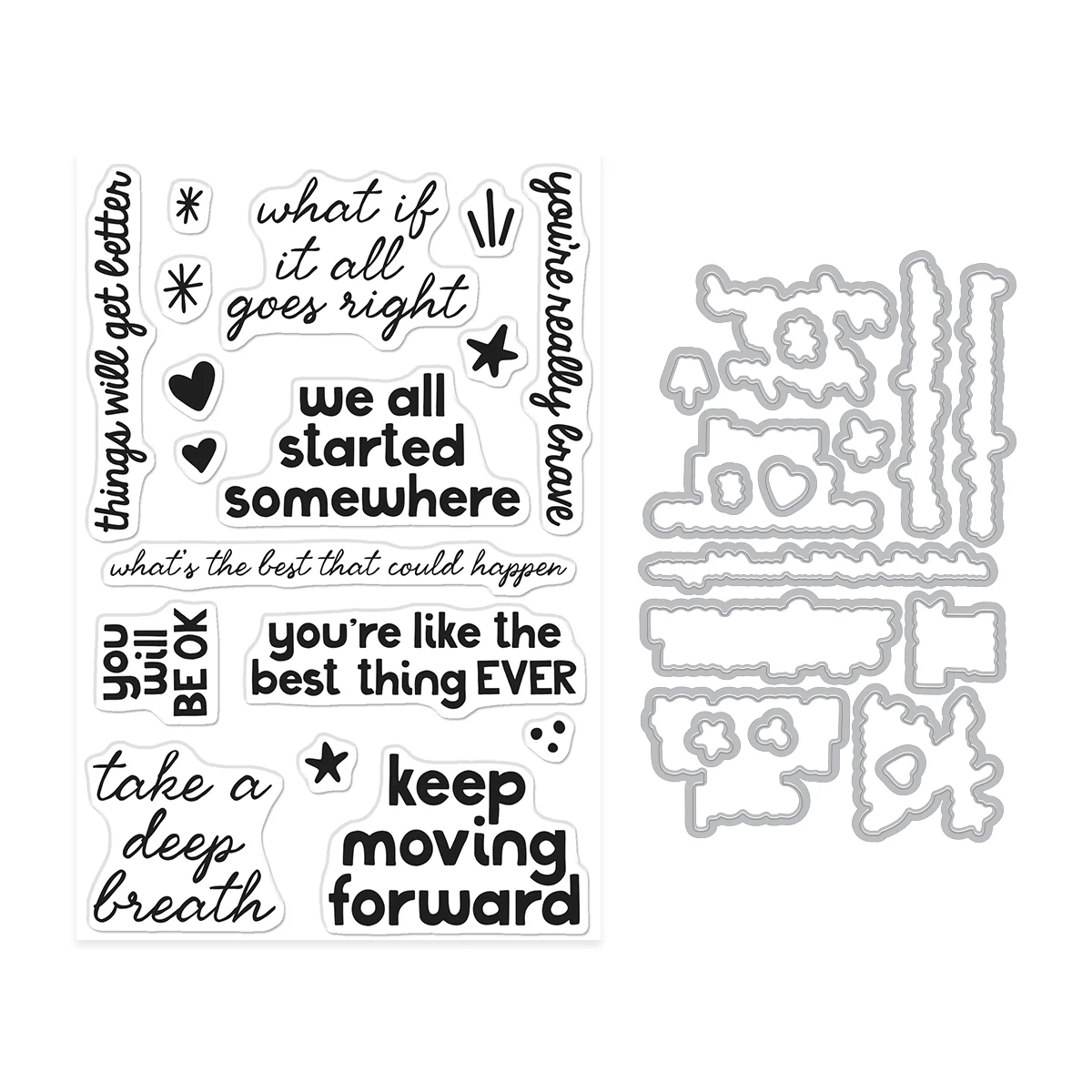 Hero Arts - We All Started Somewhere Stamp & Die Bundle