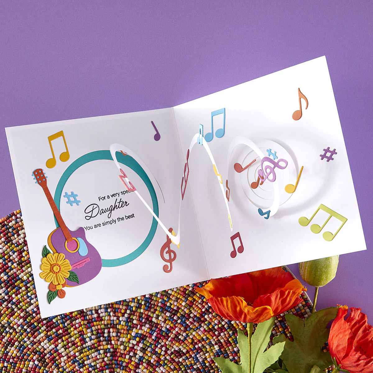 Spellbinders - Musical Notes & Stave Pop-Up Die Set