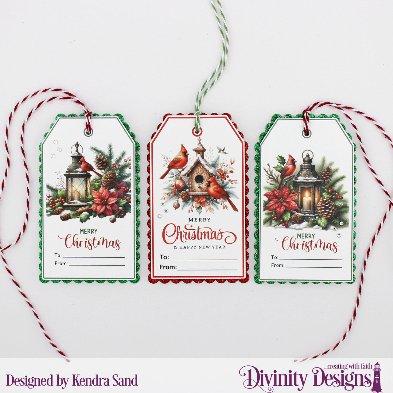 Divinity Designs - Gift Tags - Christmas Trees