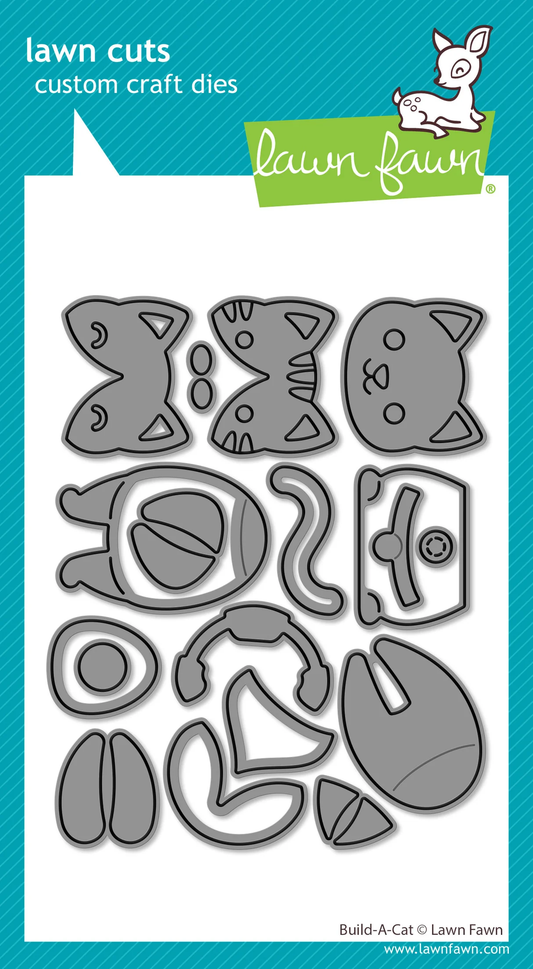Lawn Fawn - Build-A-Cat Die Set