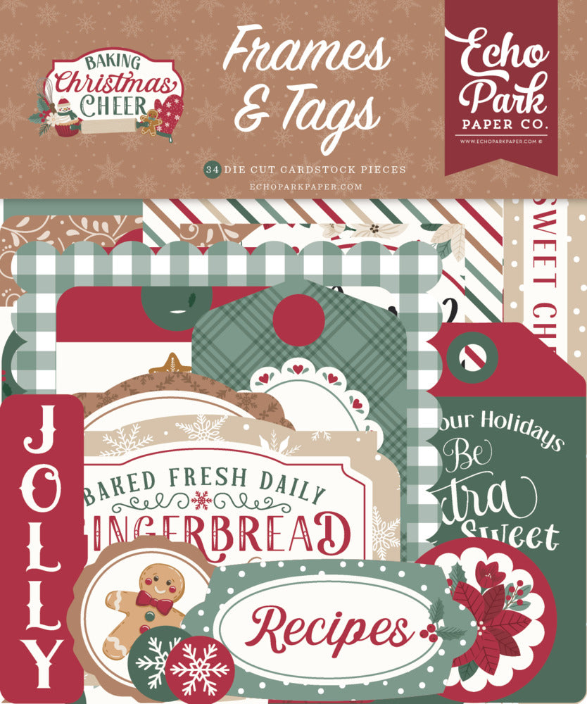 Echo Park - Baking Christmas Cheer - Frames & Tags