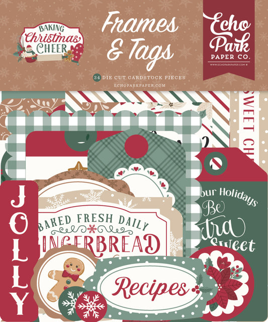 Echo Park - Baking Christmas Cheer - Frames & Tags