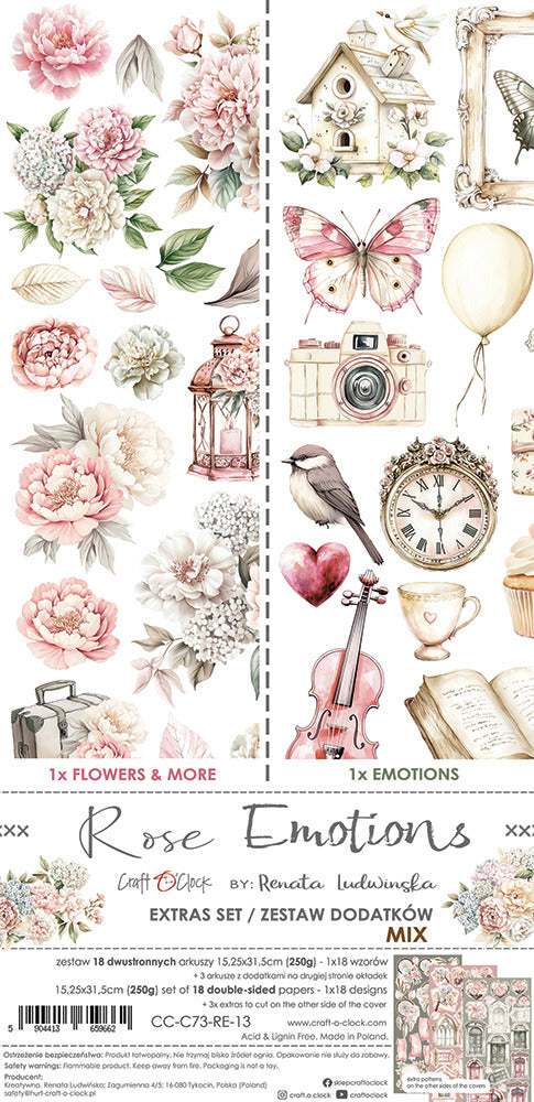 Craft O'Clock - Rose Emotions - Mix Extras Set
