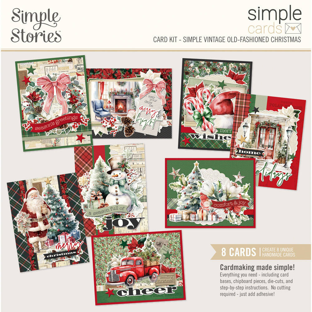 Simple Stories - Simple Vintage Old-Fashioned Christmas - Card Kit