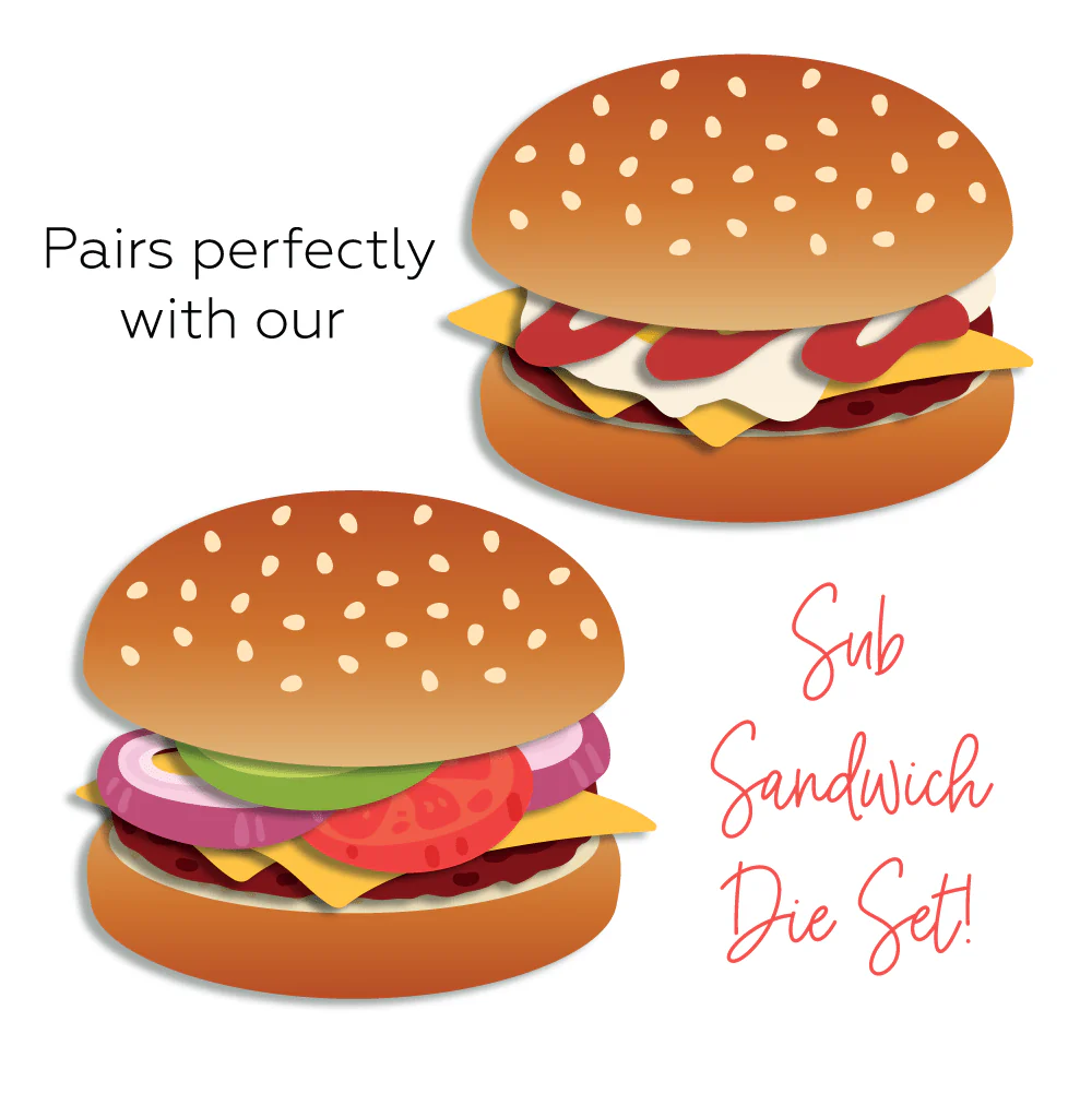 Honey Bee - Lovely Layers: Hamburger Die Set