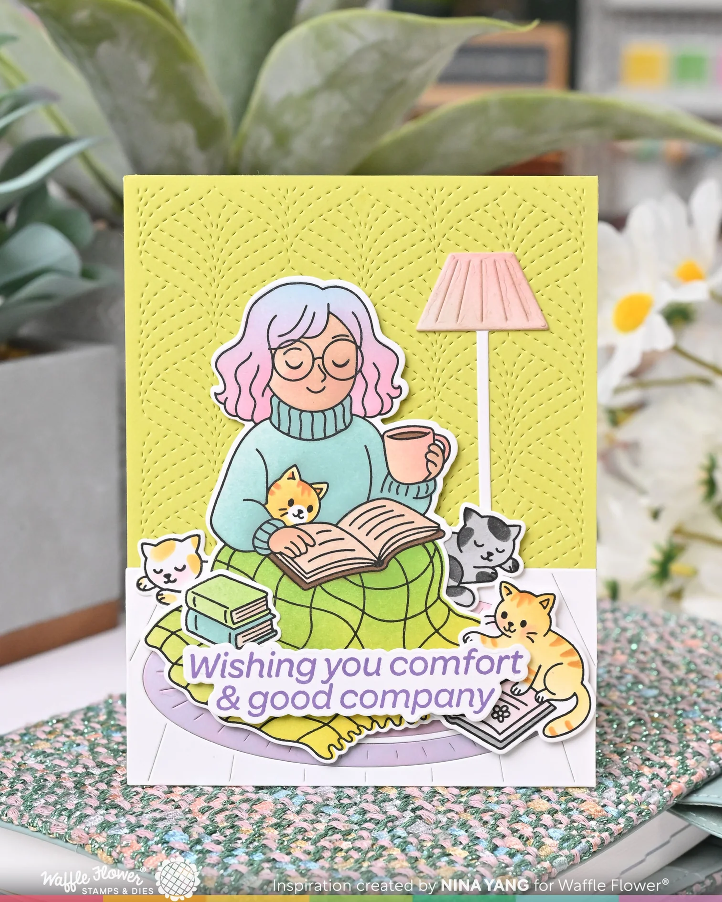 Waffle Flower - Simple Joy Sentiments Stamp & Die Bundle