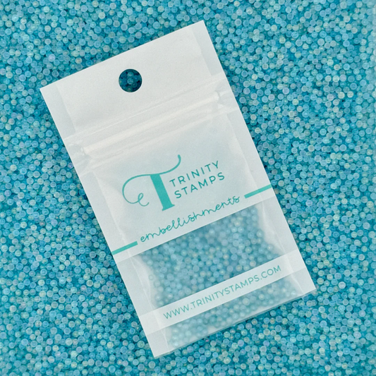 Trinity Stamps - Shaker Pop Embellishment - Iridescent Snowcone