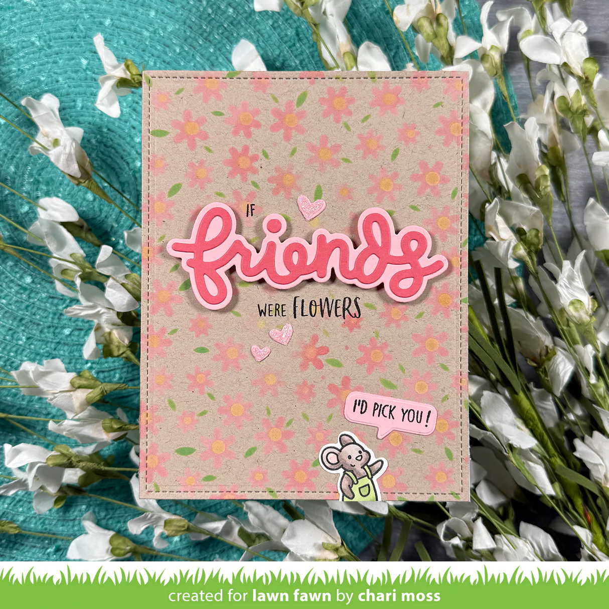 Lawn Fawn - Spring Flowers Stencil Set