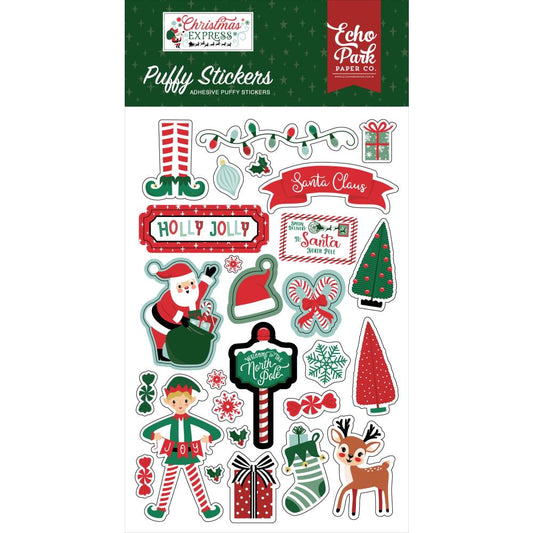 Echo Park - Christmas Express - Puffy Stickers