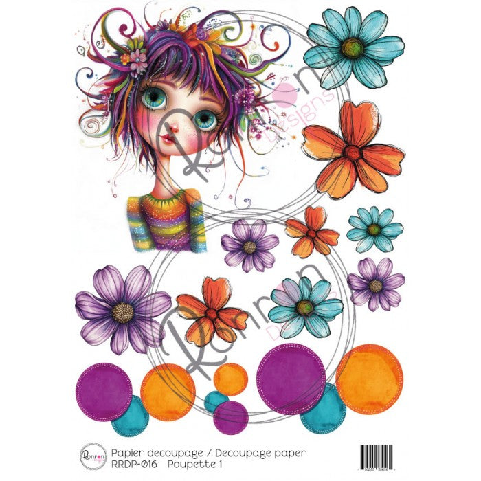 RonRon Designs - Rice Paper - Poupette 1