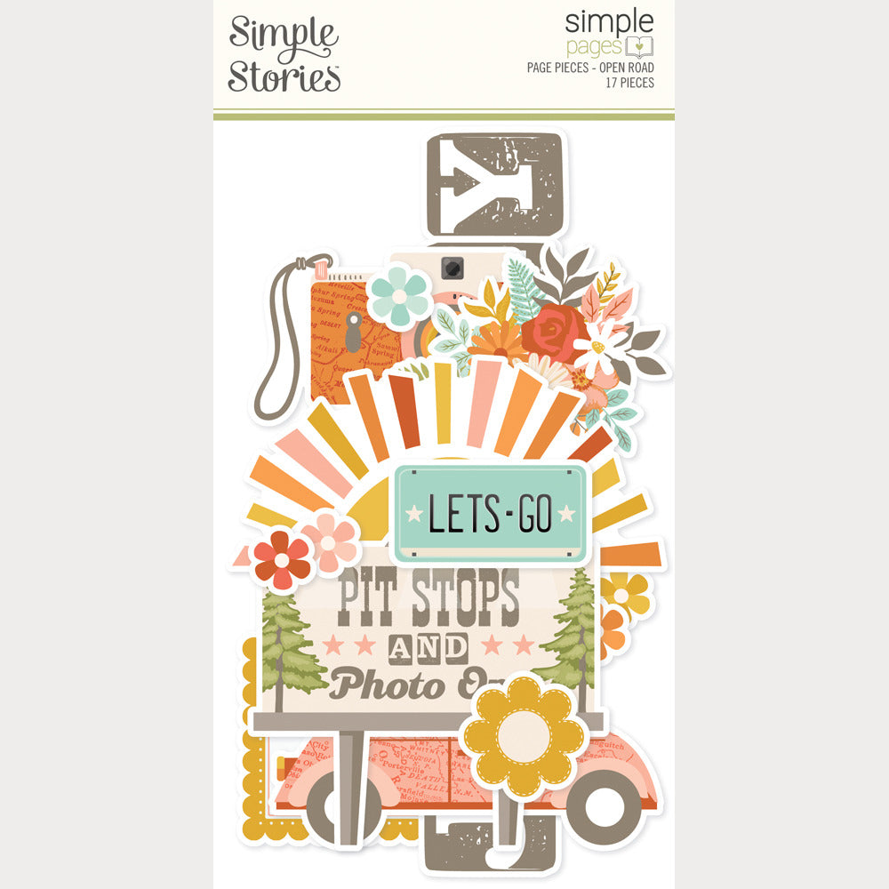 Simple Stories - Open Road - Simple Page Pieces