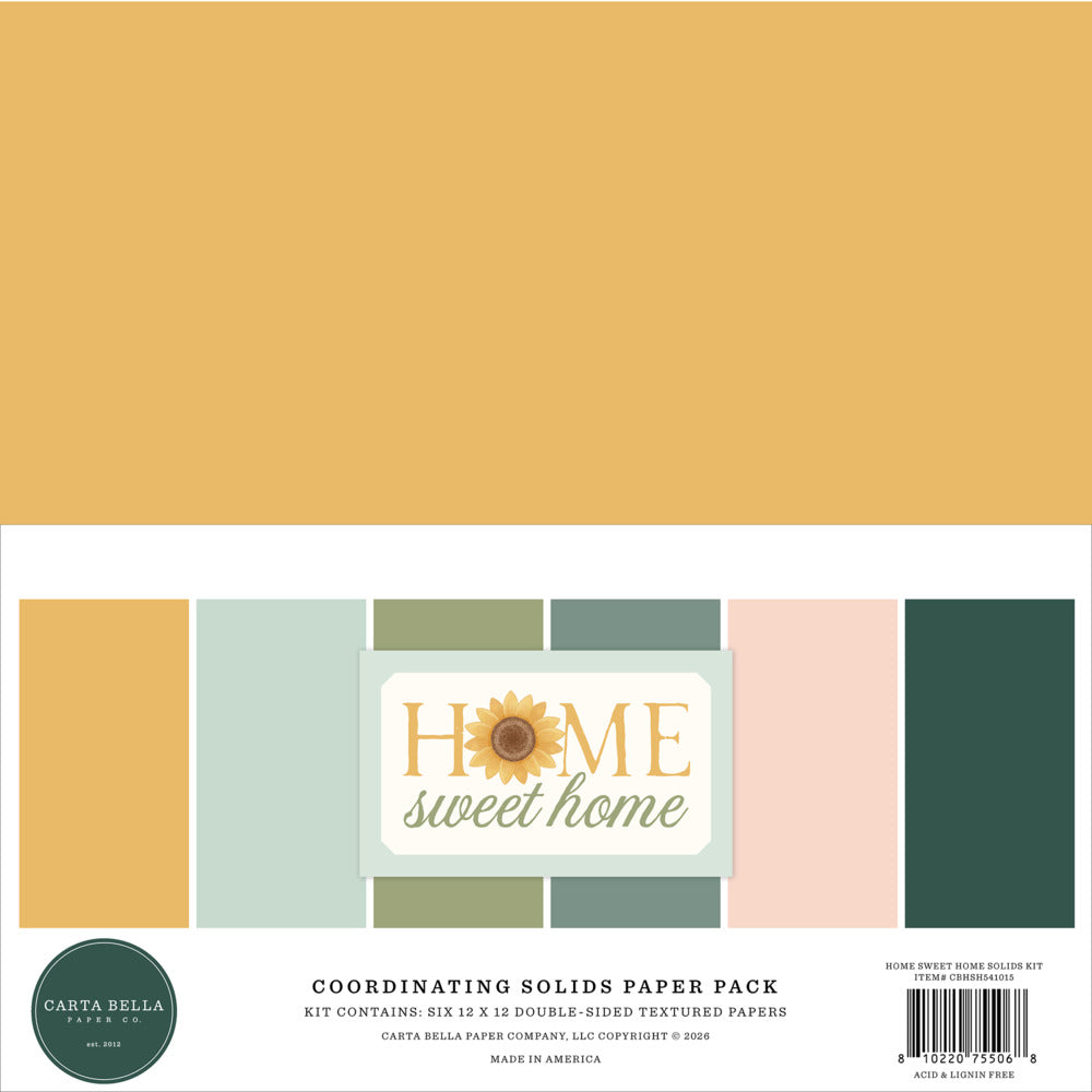 Carta Bella - Home Sweet Home - Solids Paper Pack