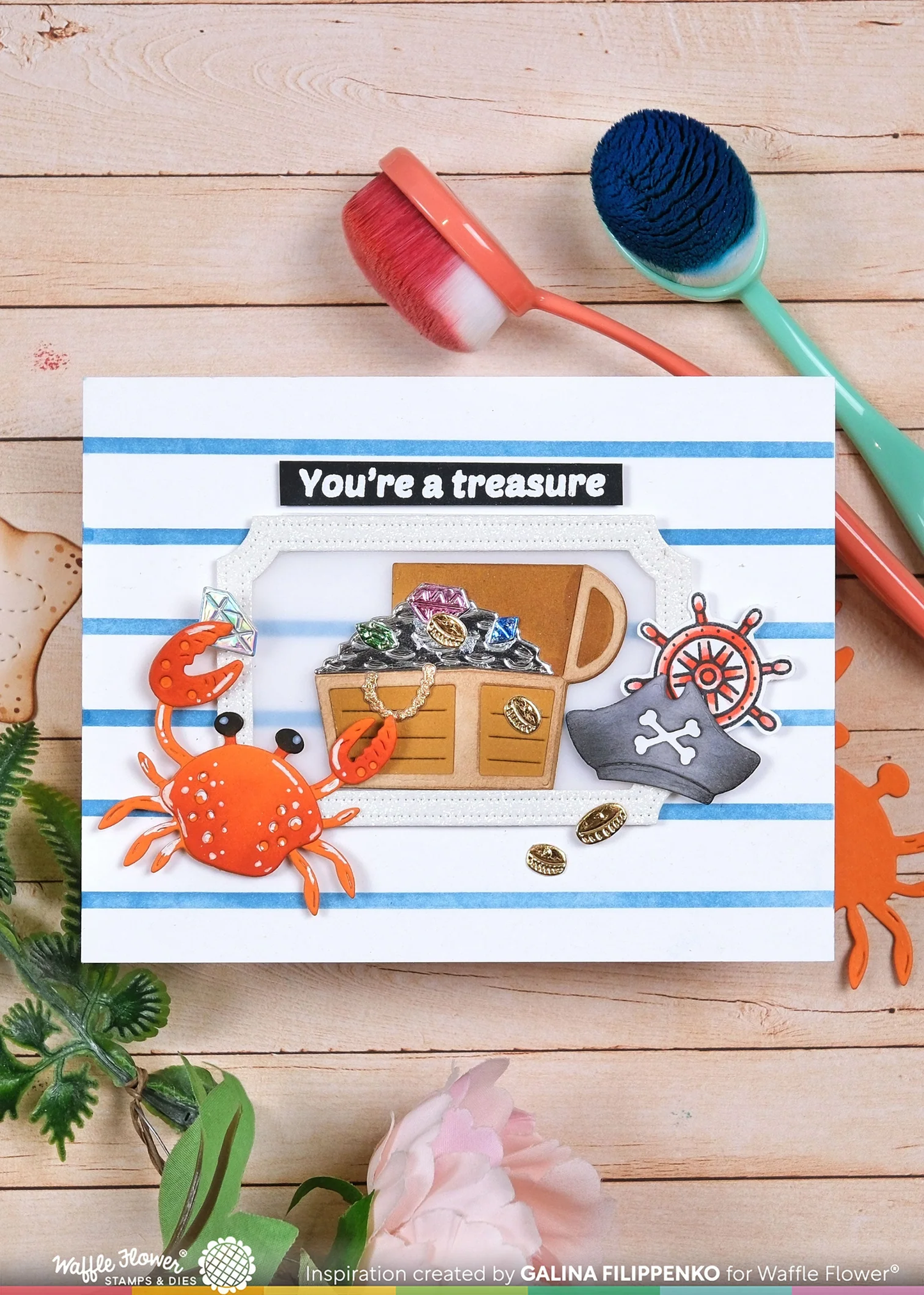 Waffle Flower - Treasure Hunt Stamp Set