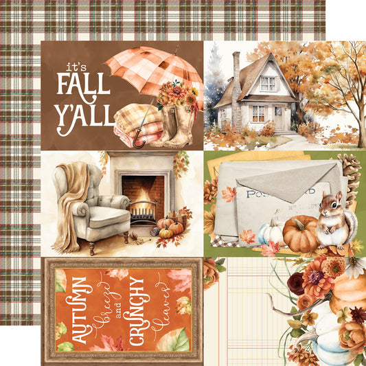 Simple Stories - Simple Vintage Autumn Breeze - Cardstock: 4x6 Elements