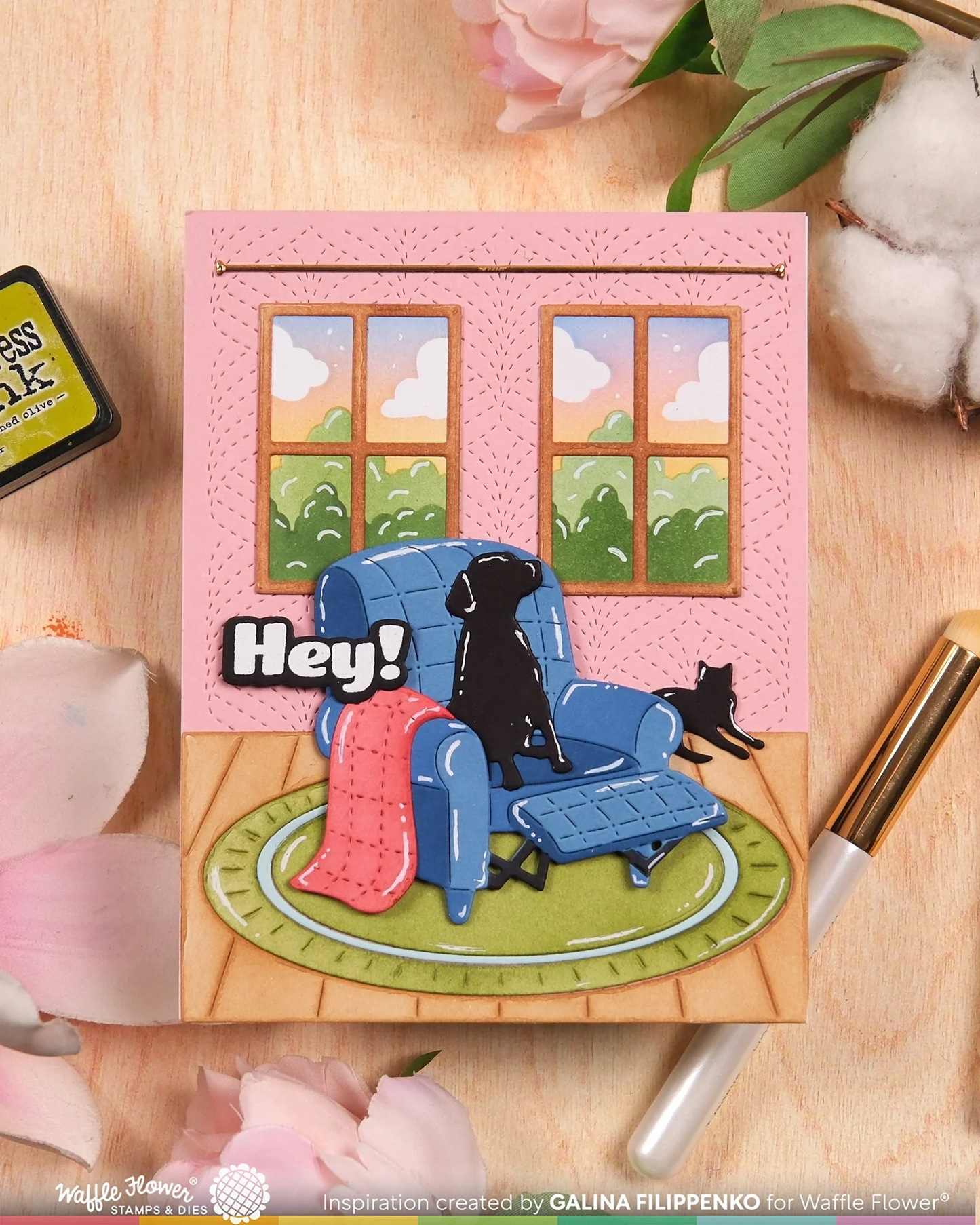 Waffle Flower - Cozy Spots Pet Die Set