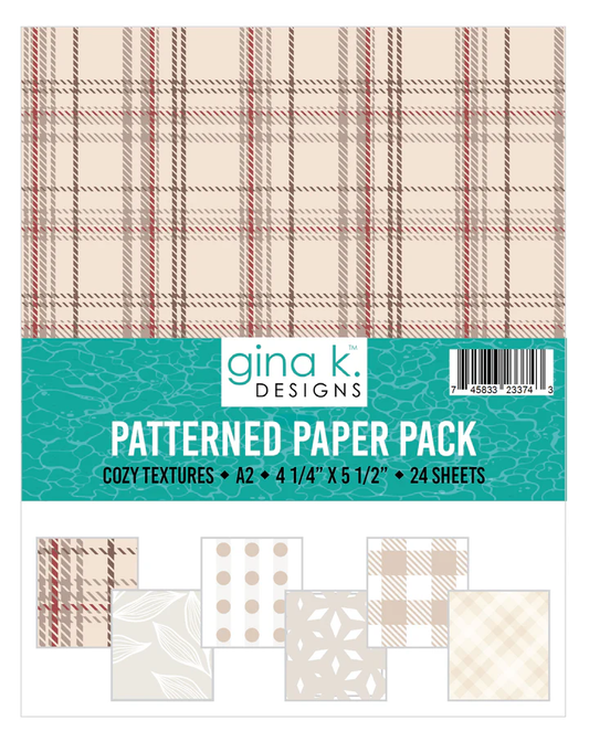 Gina K. - Patterned Paper Pack - Cozy Textures
