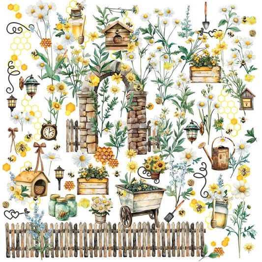49 and Market - Botanical Buzz - Element Laser Cut Outs