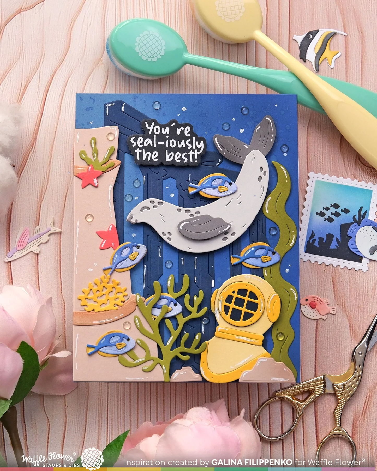 Waffle Flower - Under the Sea Die Set