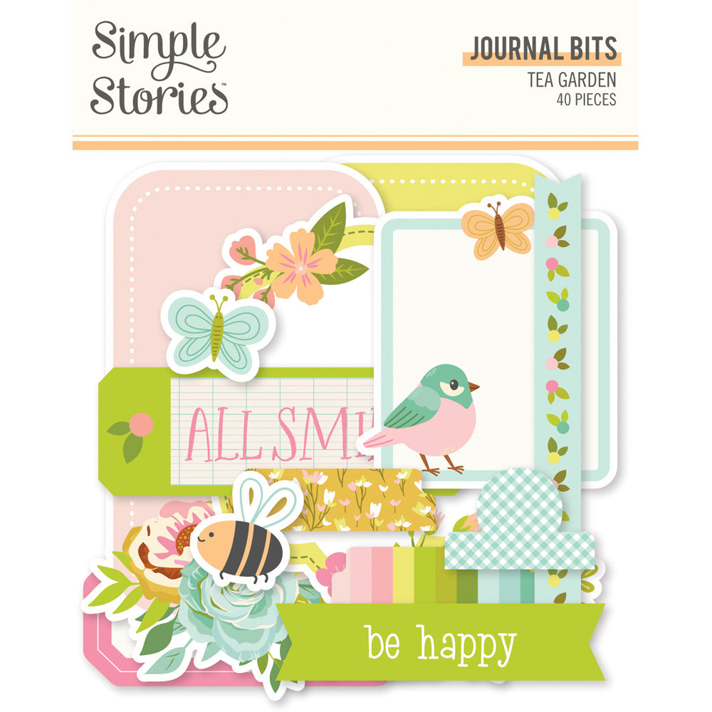 Simple Stories - Tea Garden - Journal Bits & Pieces