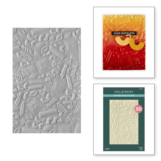 Spellbinders - 3D Embossing Folder - Al Dente