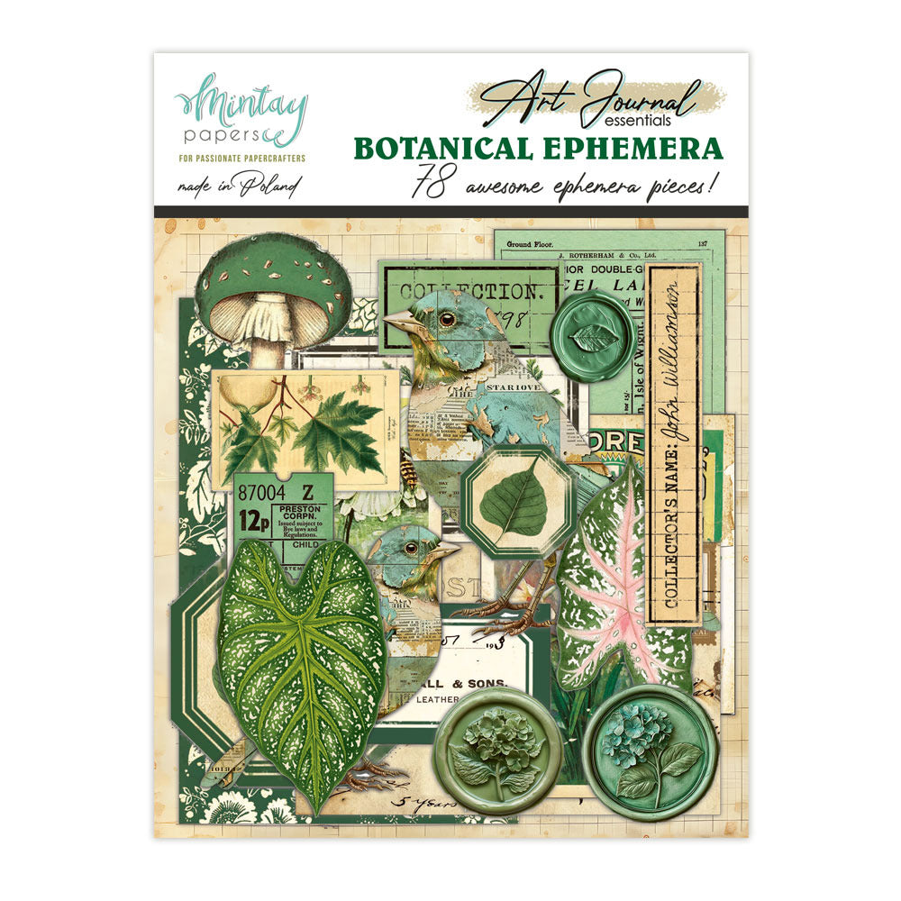 Mintay - Art Journal Essentials Ephemera - Botanical