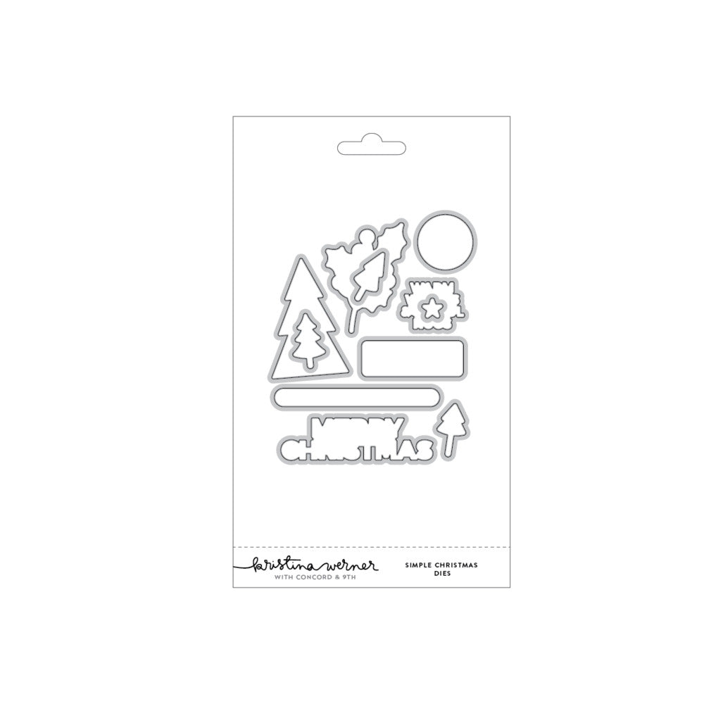 Concord & 9th - Simple Christmas Stamp & Die Bundle by Kristina Werner