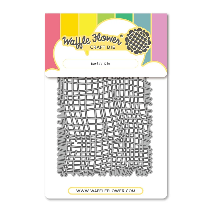 Waffle Flower - Burlap Die Set