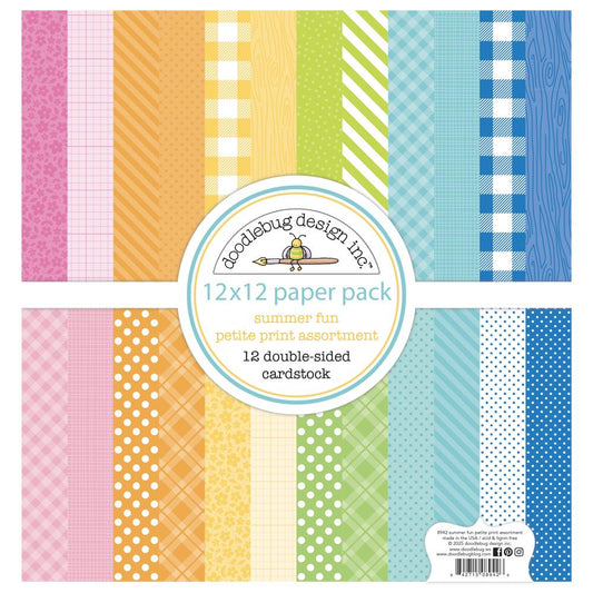 Doodlebug - Summer Fun - Petite Print Assortment Pack